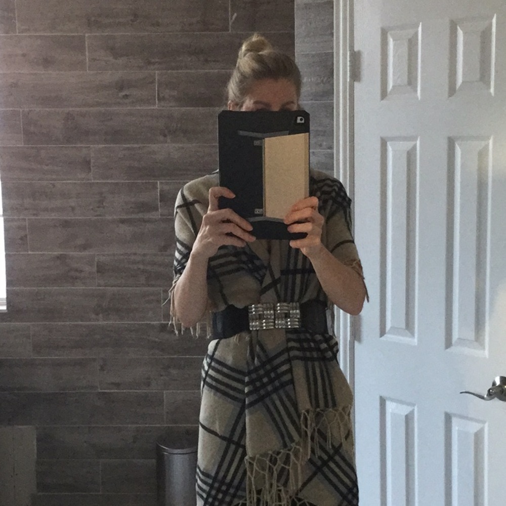 Soft flowy poncho